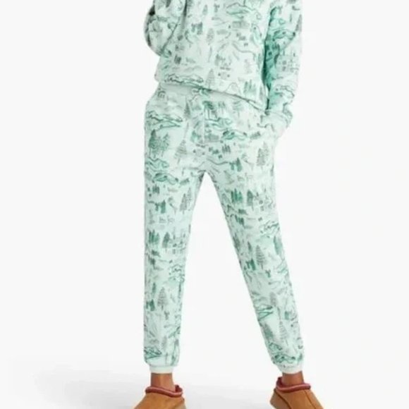 NWT Hill House Home The All-Gender Teddy Jogger in Ski Chalet Size XS - Picture 2 of 3